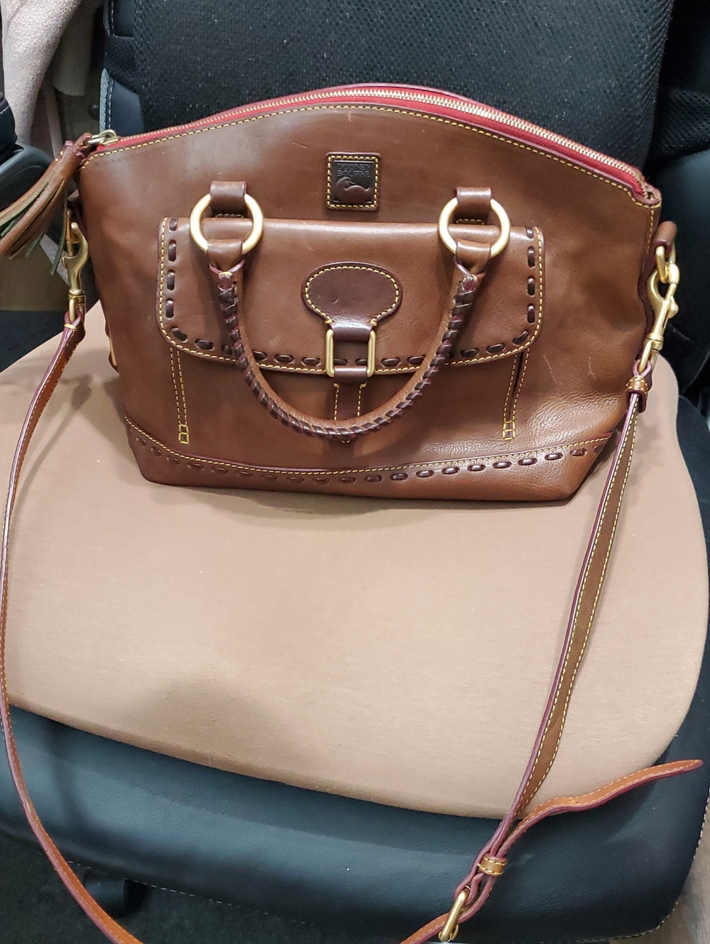 Vintage Dooney Florentine Pocket Satchel